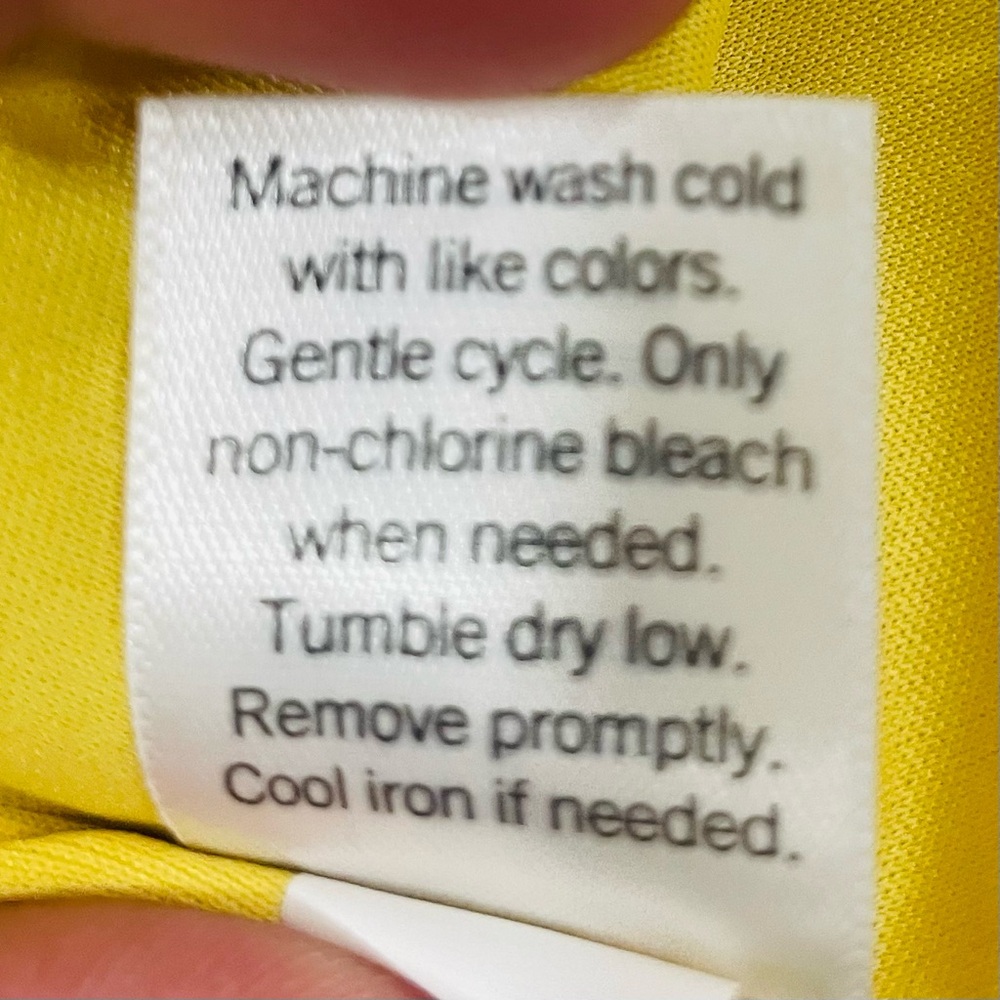 Nine West Canary Yellow Tiered Halter Maxi Dress Womens Size XL - Picture 7 of 9